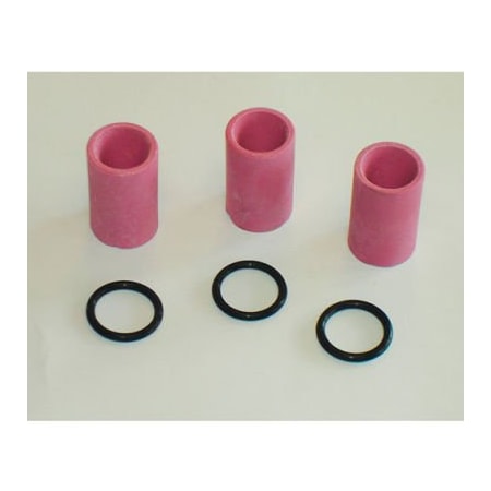 S And H Industries Allsource 41912 7Mm Ceramic Nozzle Kit / 3 Nozzles & Orings 41912